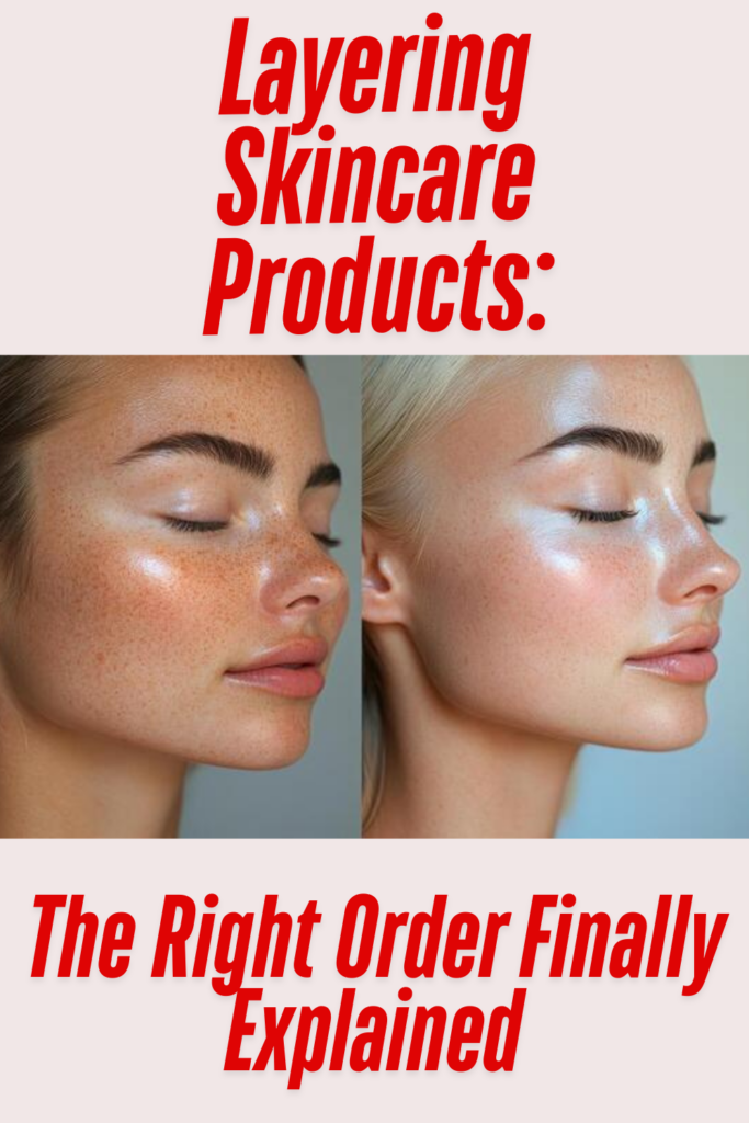 Layering Skincare Products: The Right Order Finally Explained
