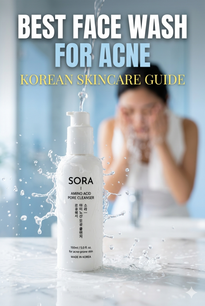 Best Korean Face Wash for Acne Prone Skin (Clear Skin Guide)