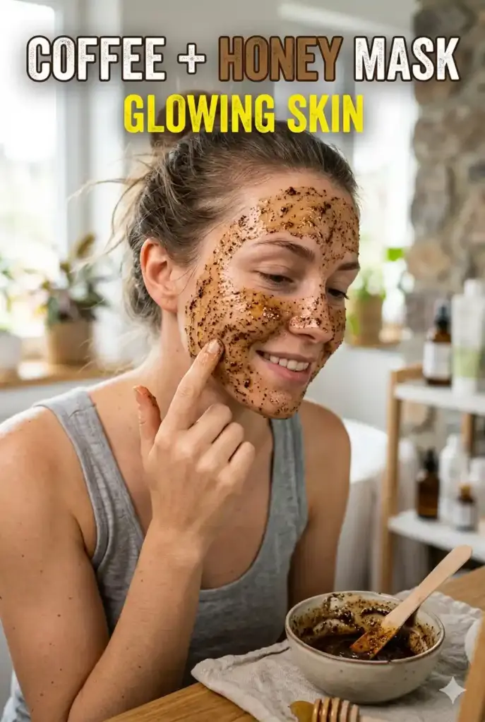 Coffee and Honey Face Mask for Glowing Skin