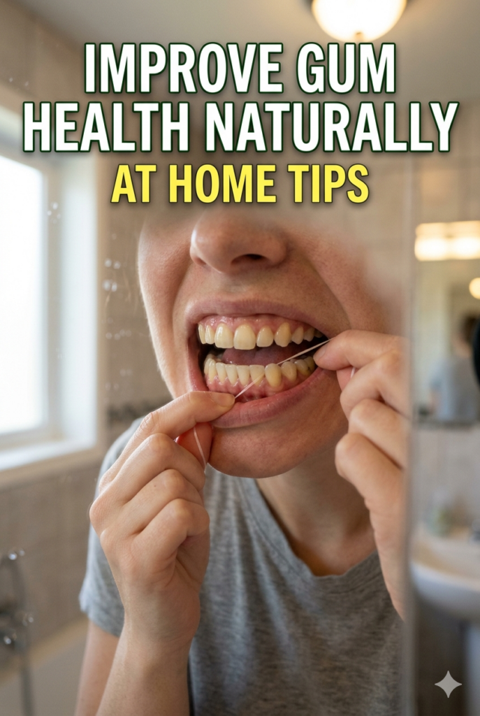 How to Improve Gum Health Naturally at Home