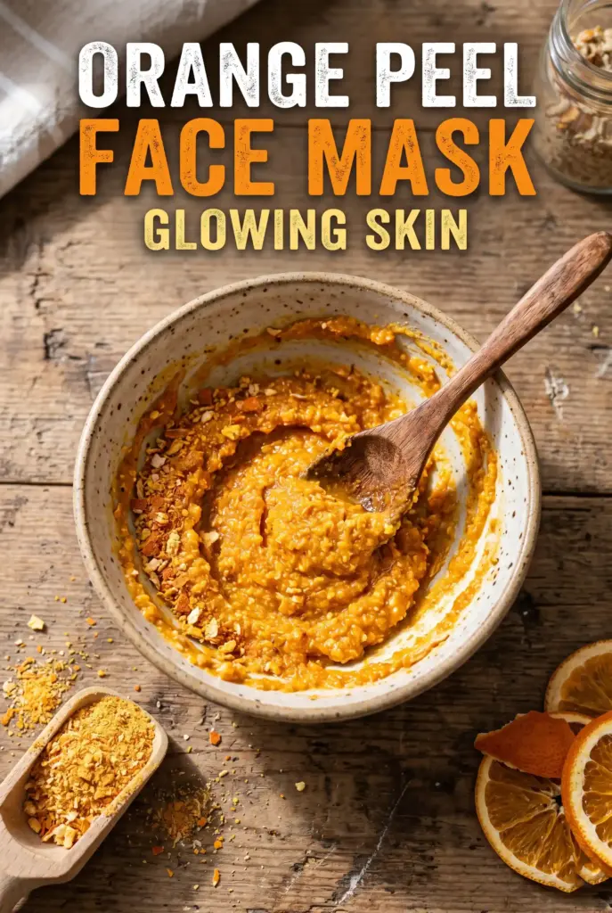 Orange Peel Powder Face Mask for Glowing Skin — Easy Recipes That Work