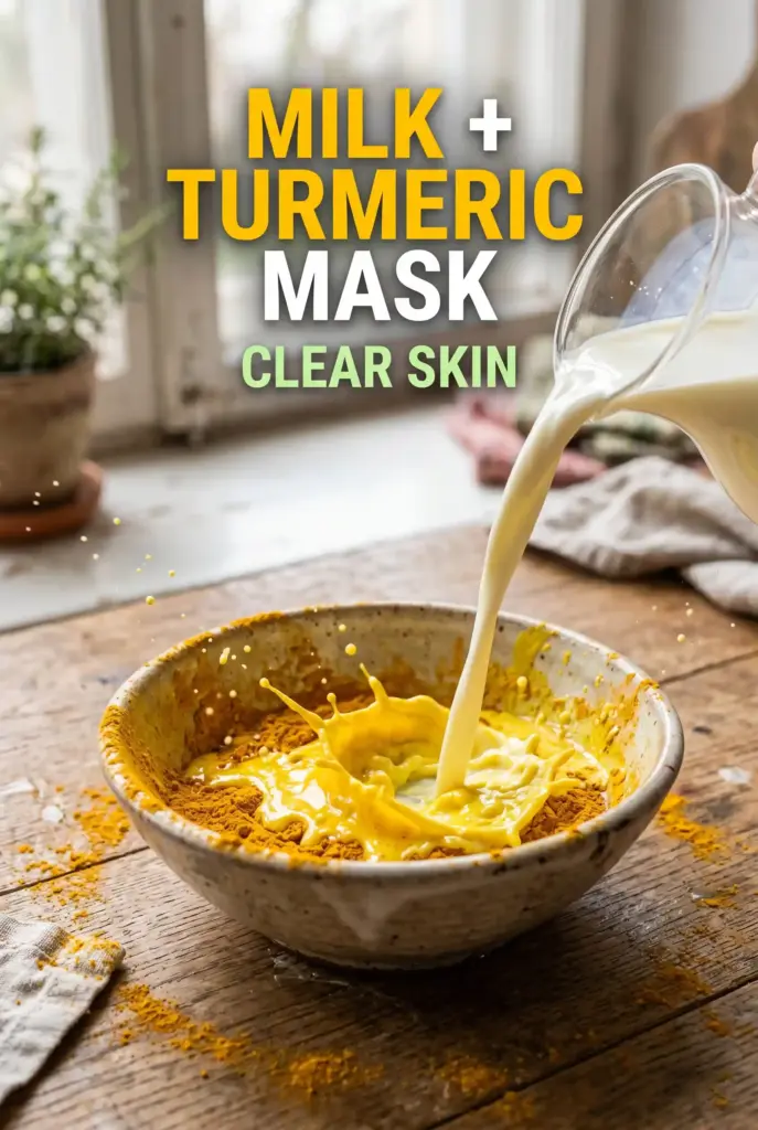 Milk and Turmeric Face Mask for Clear Skin — Easy Recipes and Real Results