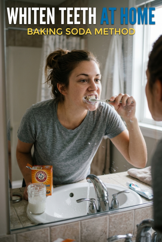 White Teeth Tips at Home with Baking Soda (Easy and Natural)