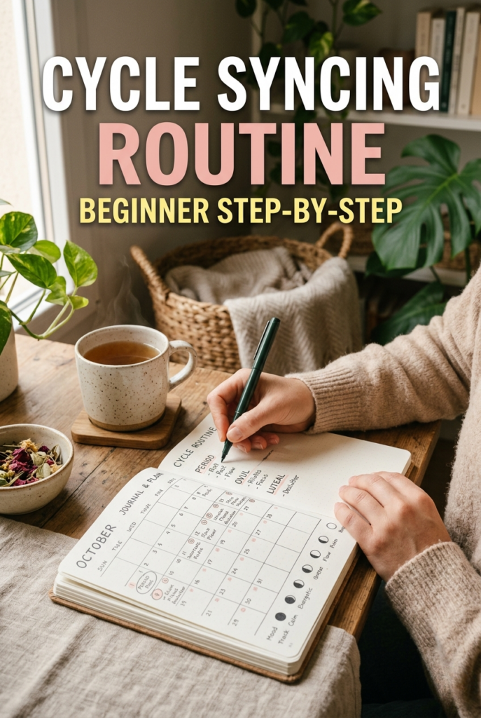 Cycle Syncing Routine for Beginners (Step-by-Step Guide)