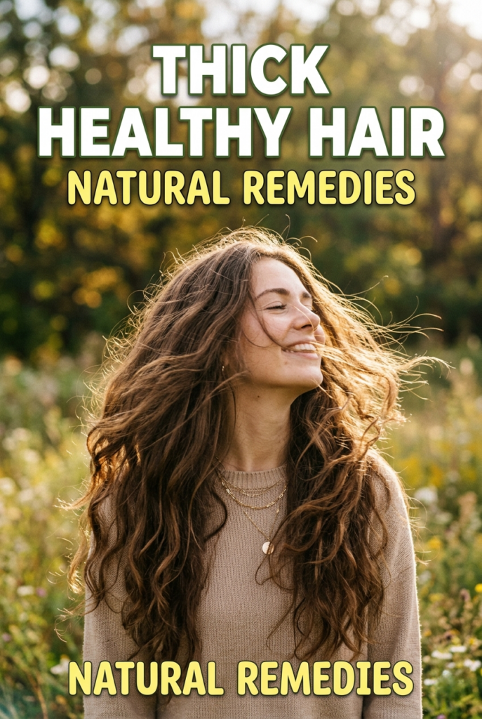 How to Get Thick Healthy Hair Naturally