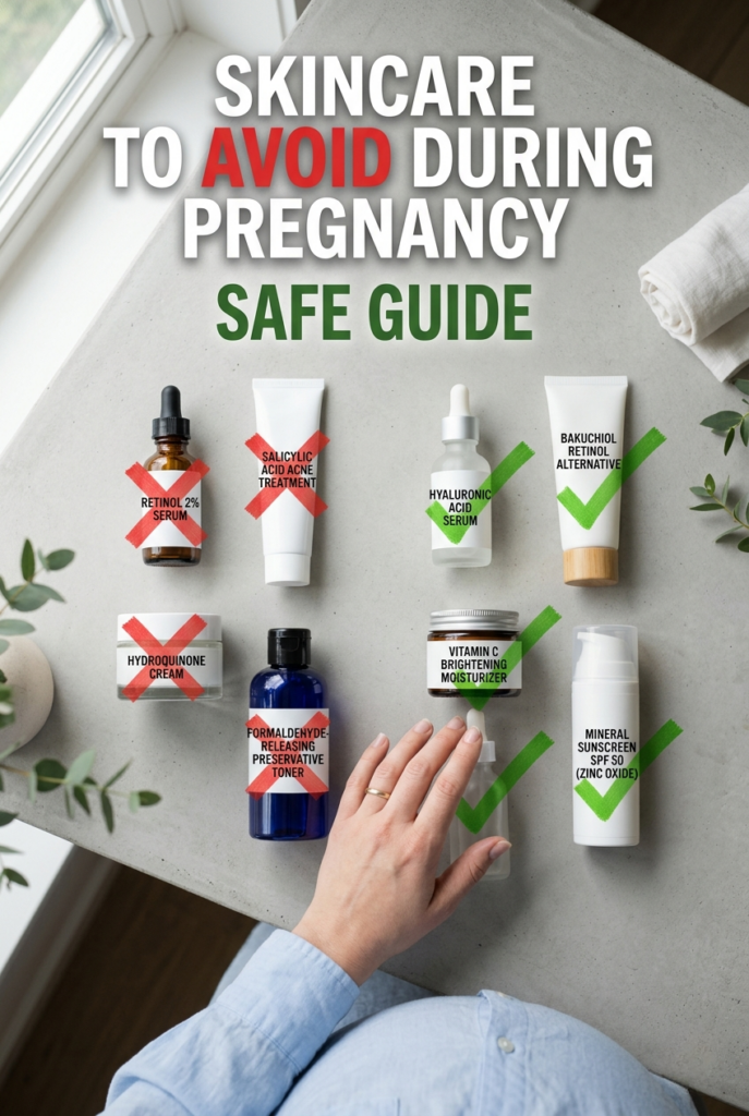 Skincare Products to Avoid During Pregnancy (Safe Guide)