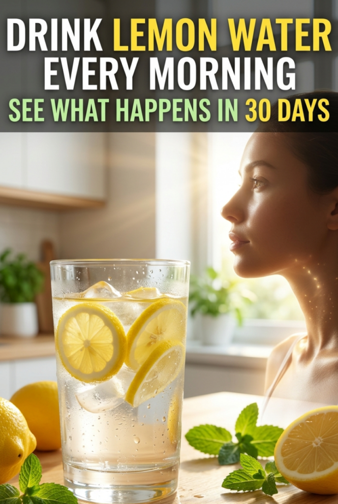 Drink Lemon Water Every Morning and See What Happens to Your Body in 30 Days