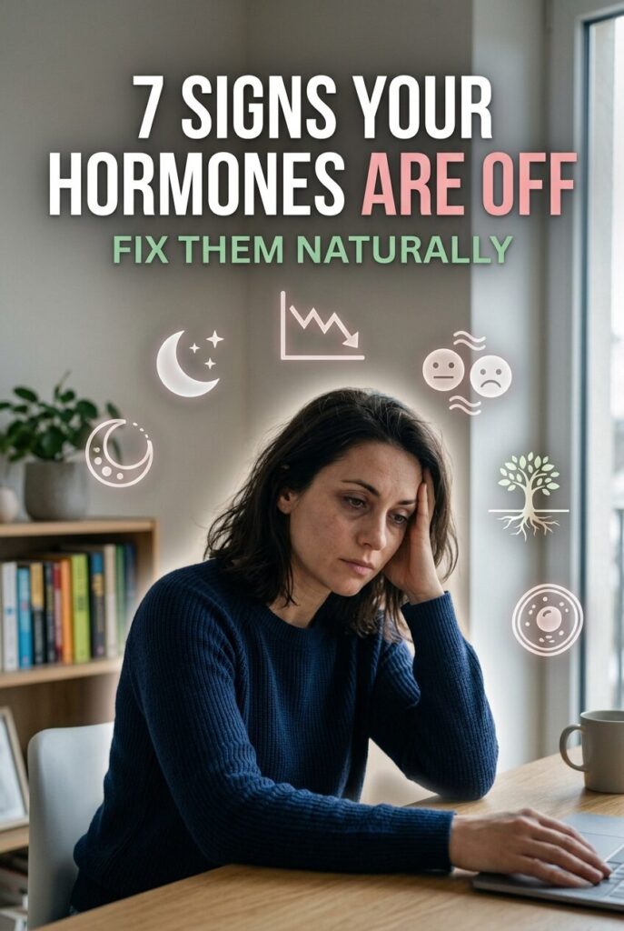 7 Signs Your Hormones Are Out of Balance and How to Fix Them Naturally