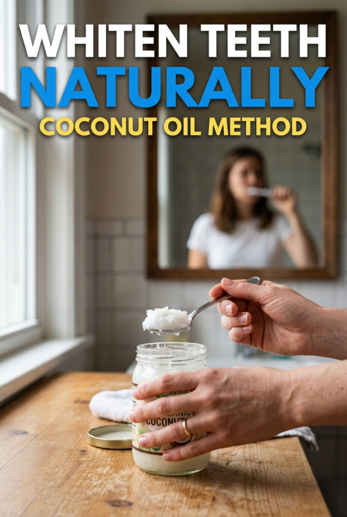 White Teeth Tips Using Coconut Oil