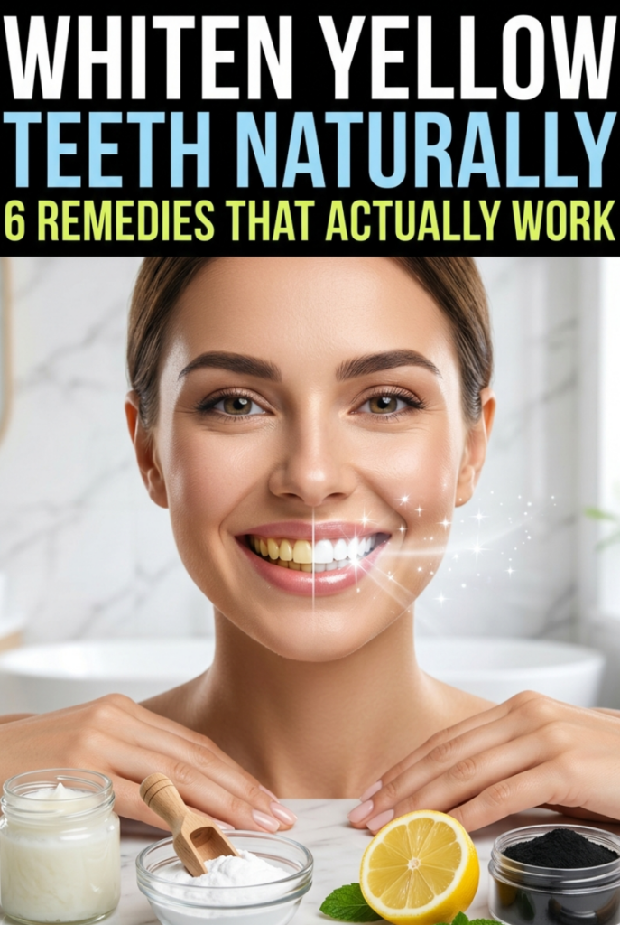 Natural Ways to Whiten Yellow Teeth at Home: 6 Remedies That Actually Work