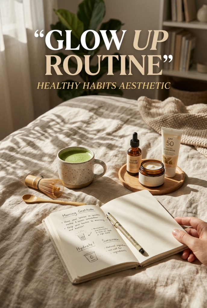 Healthy Habits Aesthetic | Glow Up Routine Ideas