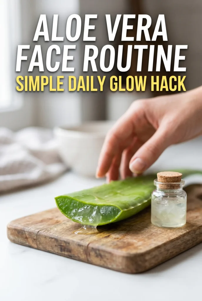 How to Use Aloe Vera on Your Face Every Day (Simple Routine)